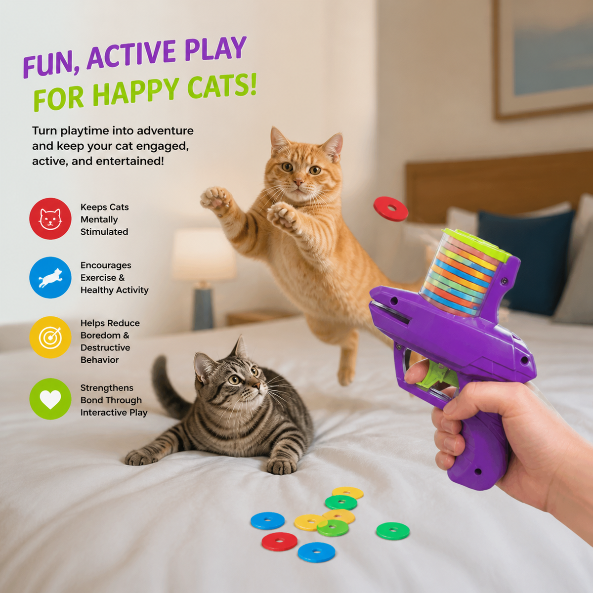 Funny Cat Toys Creative Turnip Gun