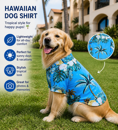 Hawaiian Dog Shirt