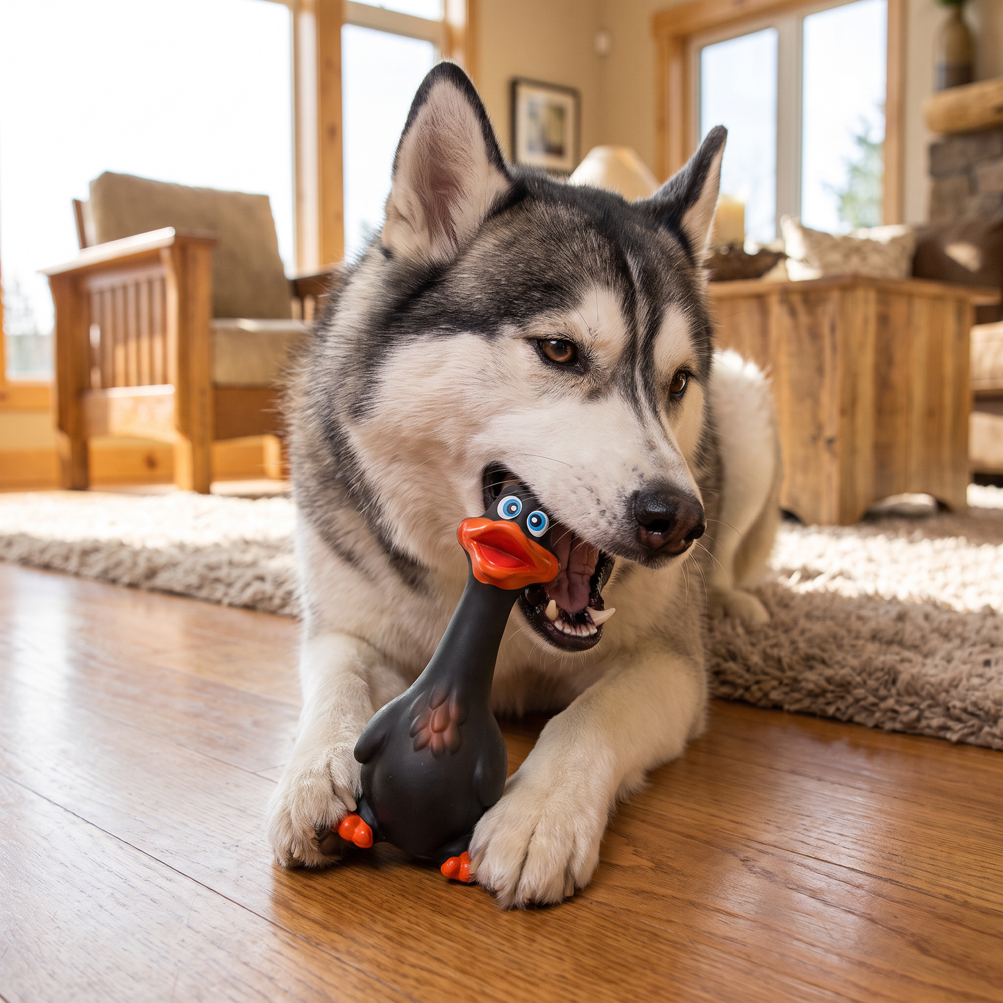 Durable Natural Latex Teeth Cleaning Dog Chew Toy