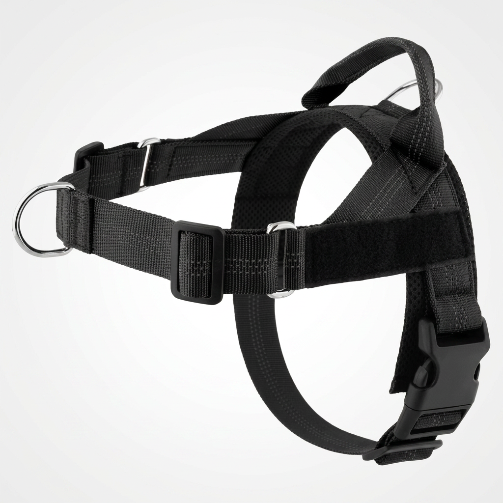 Personalized Reflective No-Pull Dog Harness with Custom Name Patch