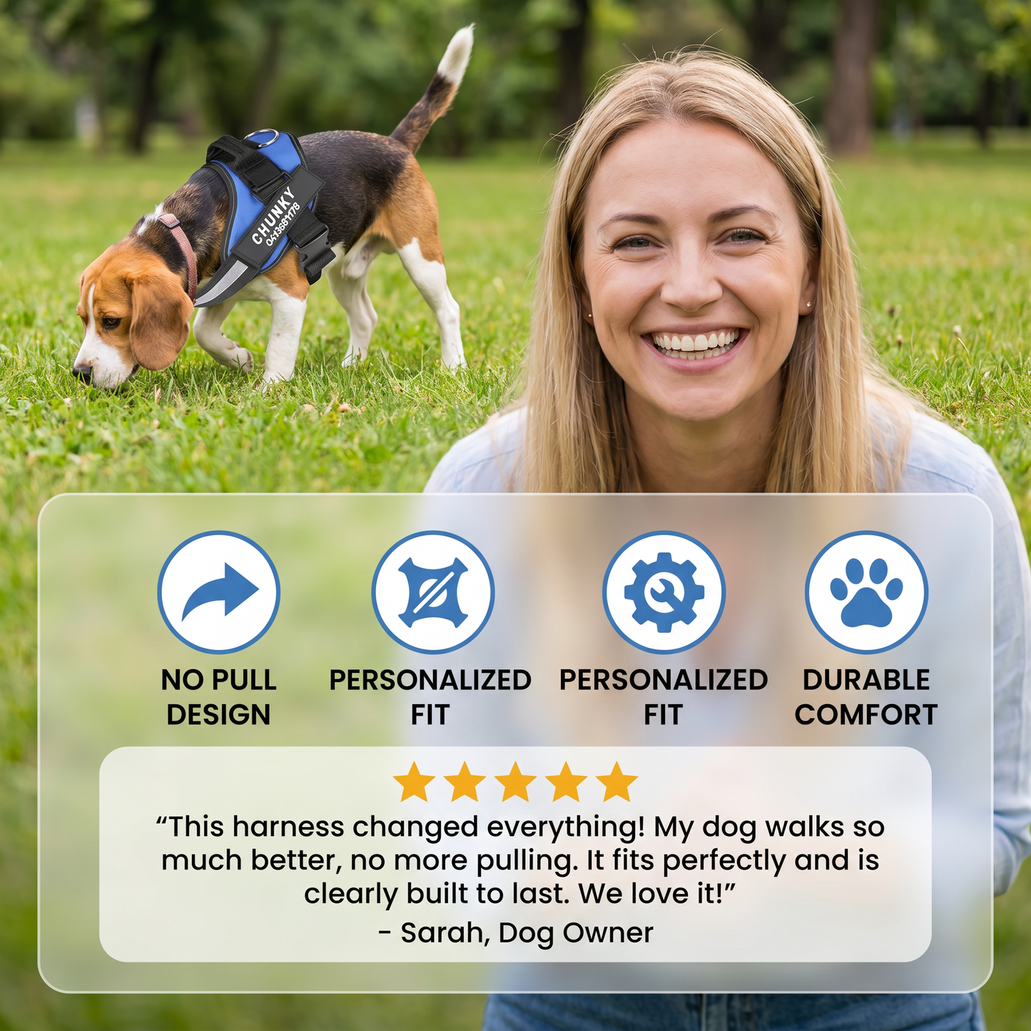PerfectFit - Personalized No Pull Dog Harness