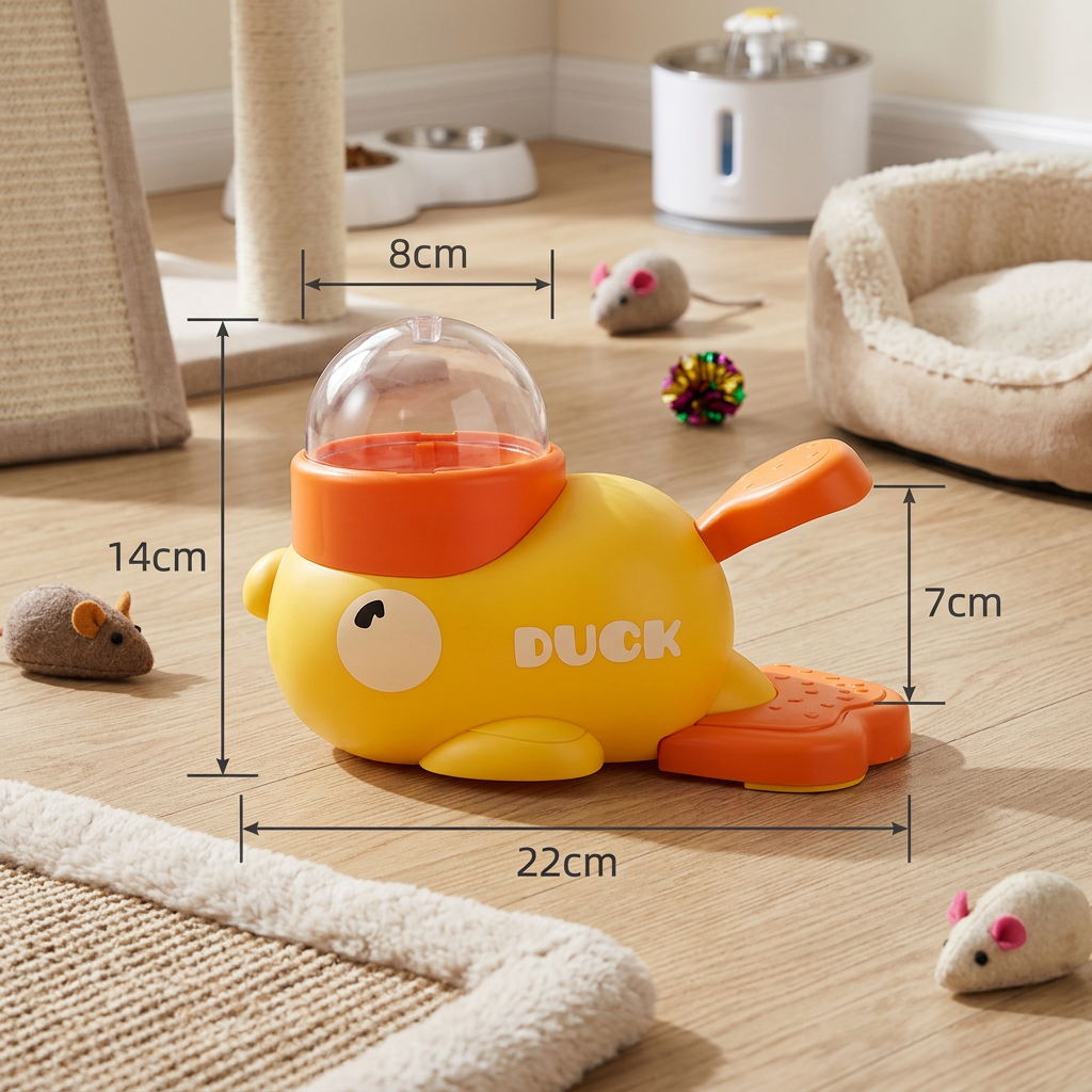 Interactive Game Food Dispenser for Cats