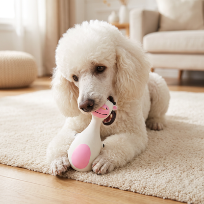 Durable Eco-Friendly Latex Squeaky Dental Dog Toy