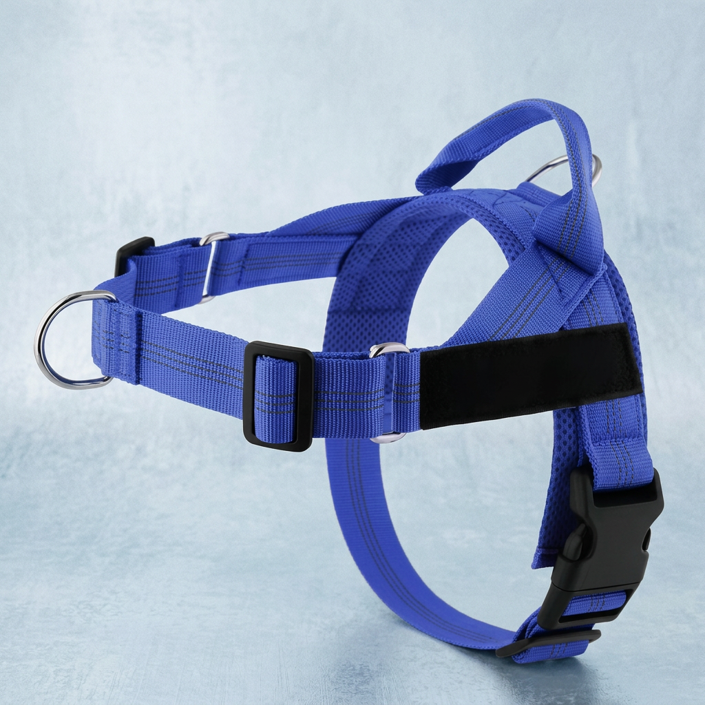 Personalized Reflective No-Pull Dog Harness with Custom Name Patch