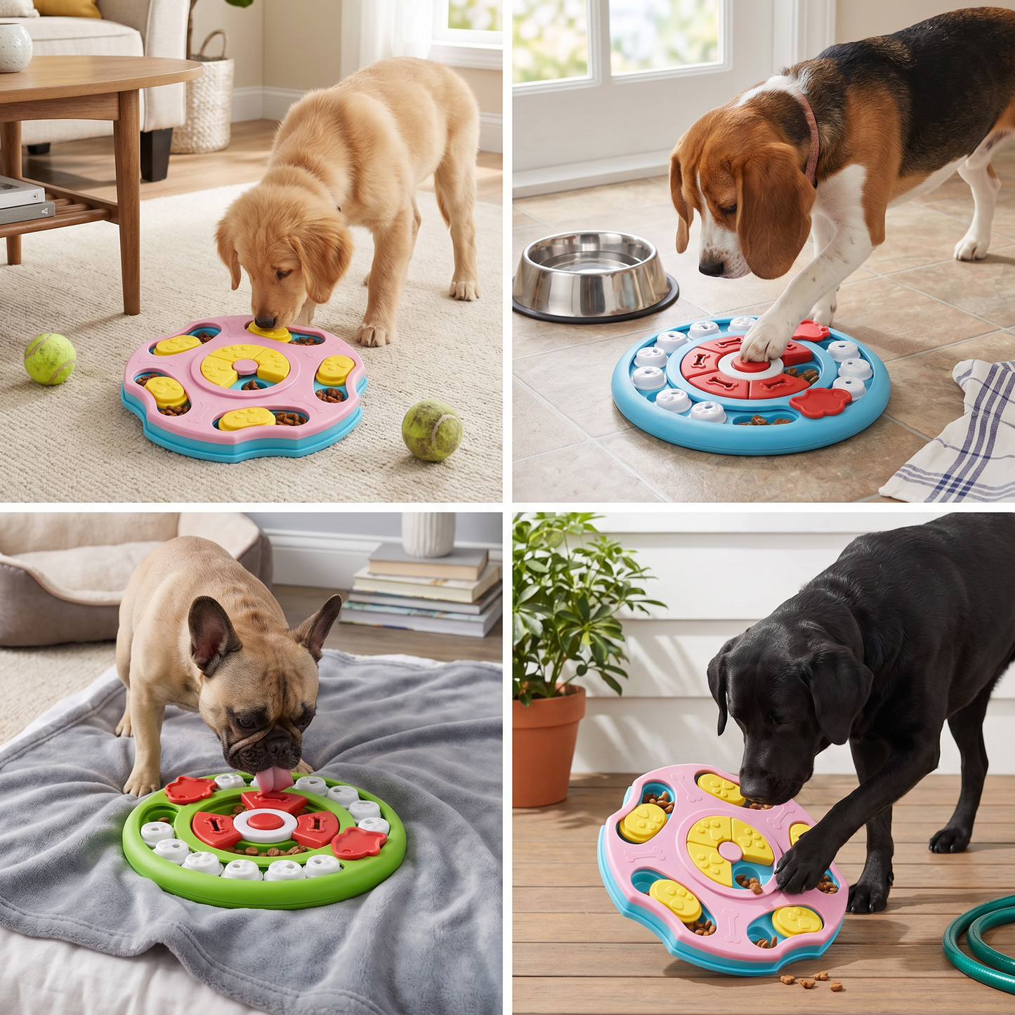 Interactive Food Puzzle for Dogs