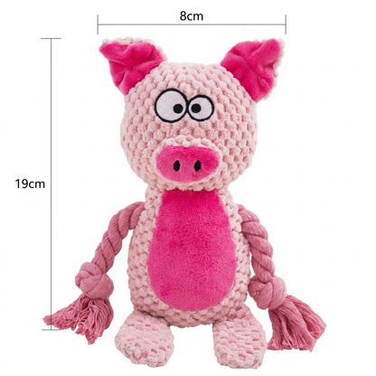 Cotton Rope Plush Dental Squeaky Dog Toy