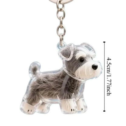 Memorial fur pendant in dog shape