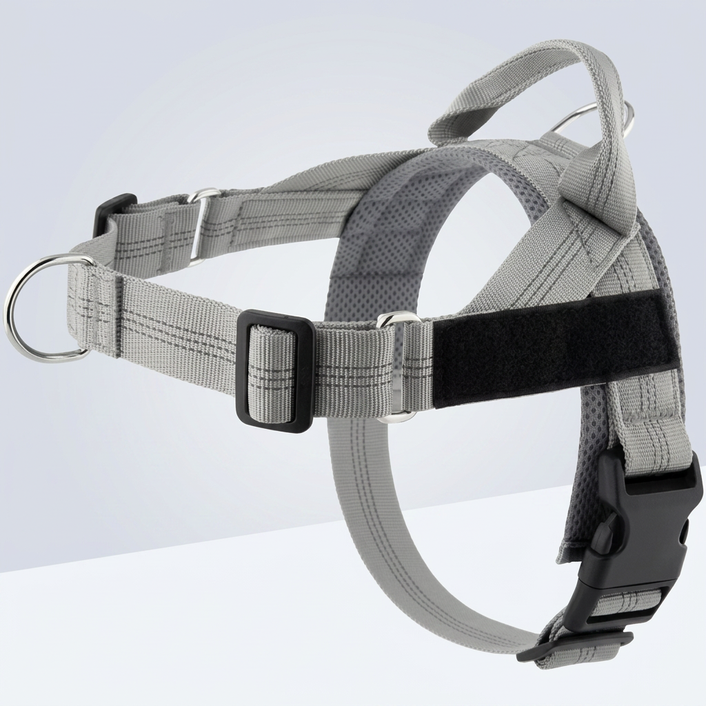 Personalized Reflective No-Pull Dog Harness with Custom Name Patch
