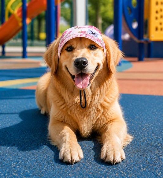 PawShade Pet Cap – Round Brim Style