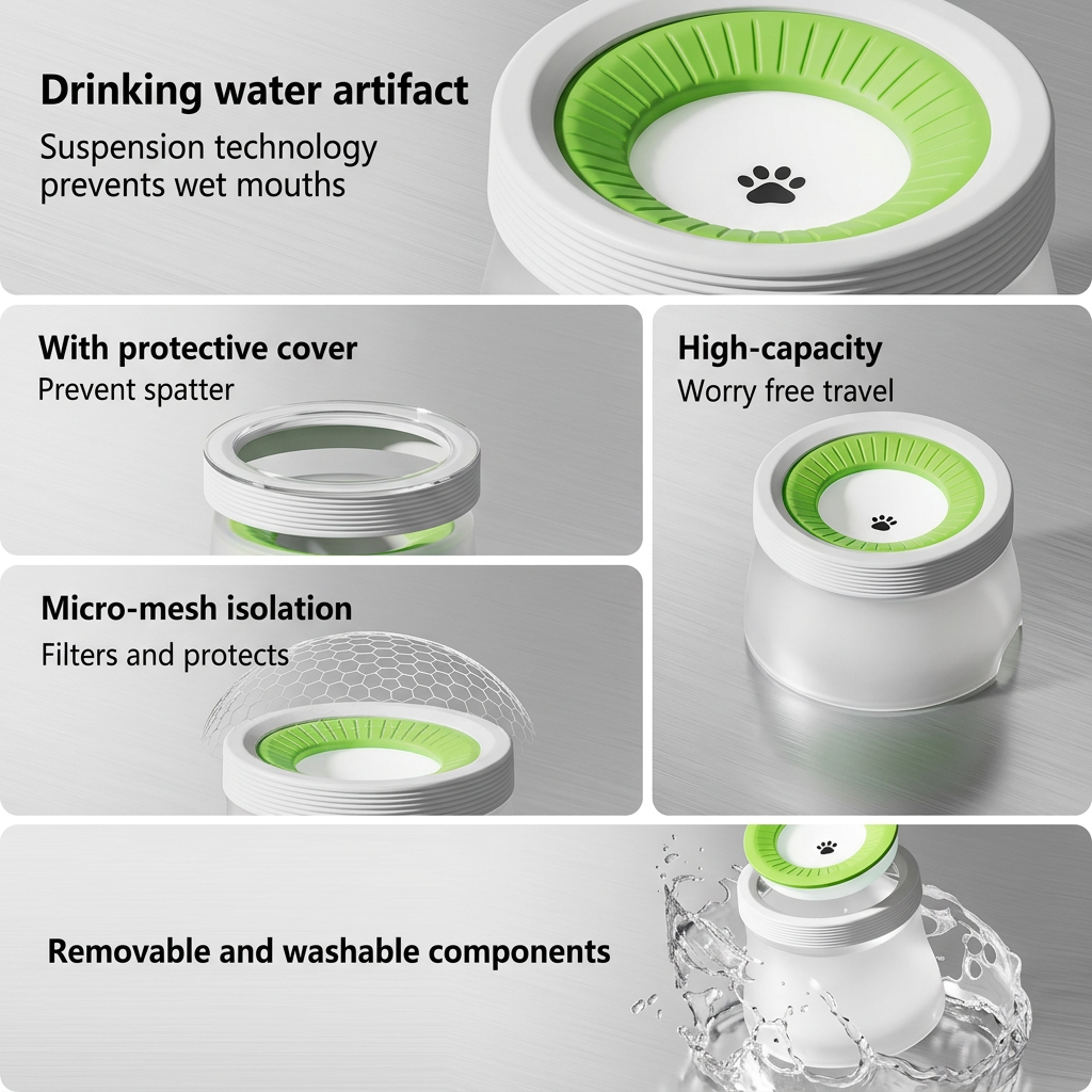 No-Spill Dog Water Bowl