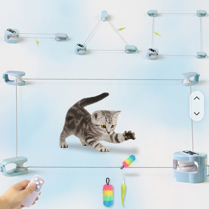 Automatic Cat Chasing Track Toy