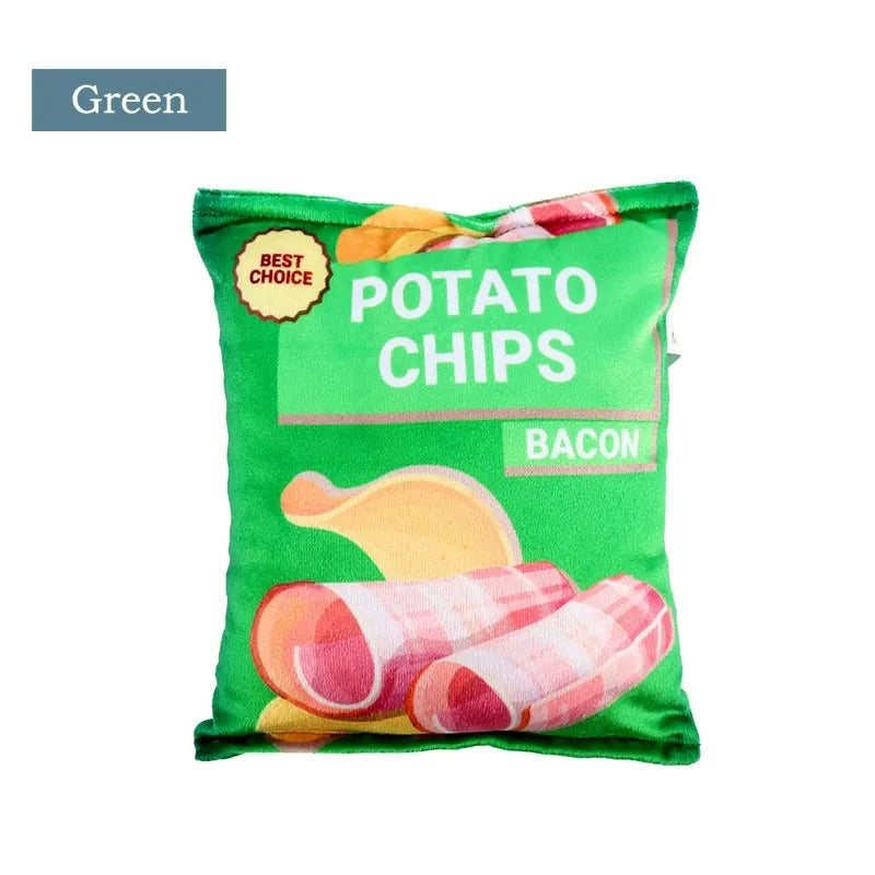 Funny Dog Toy Chips