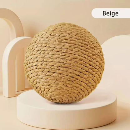 10CM Interactive Sisal Cat Scratching Ball