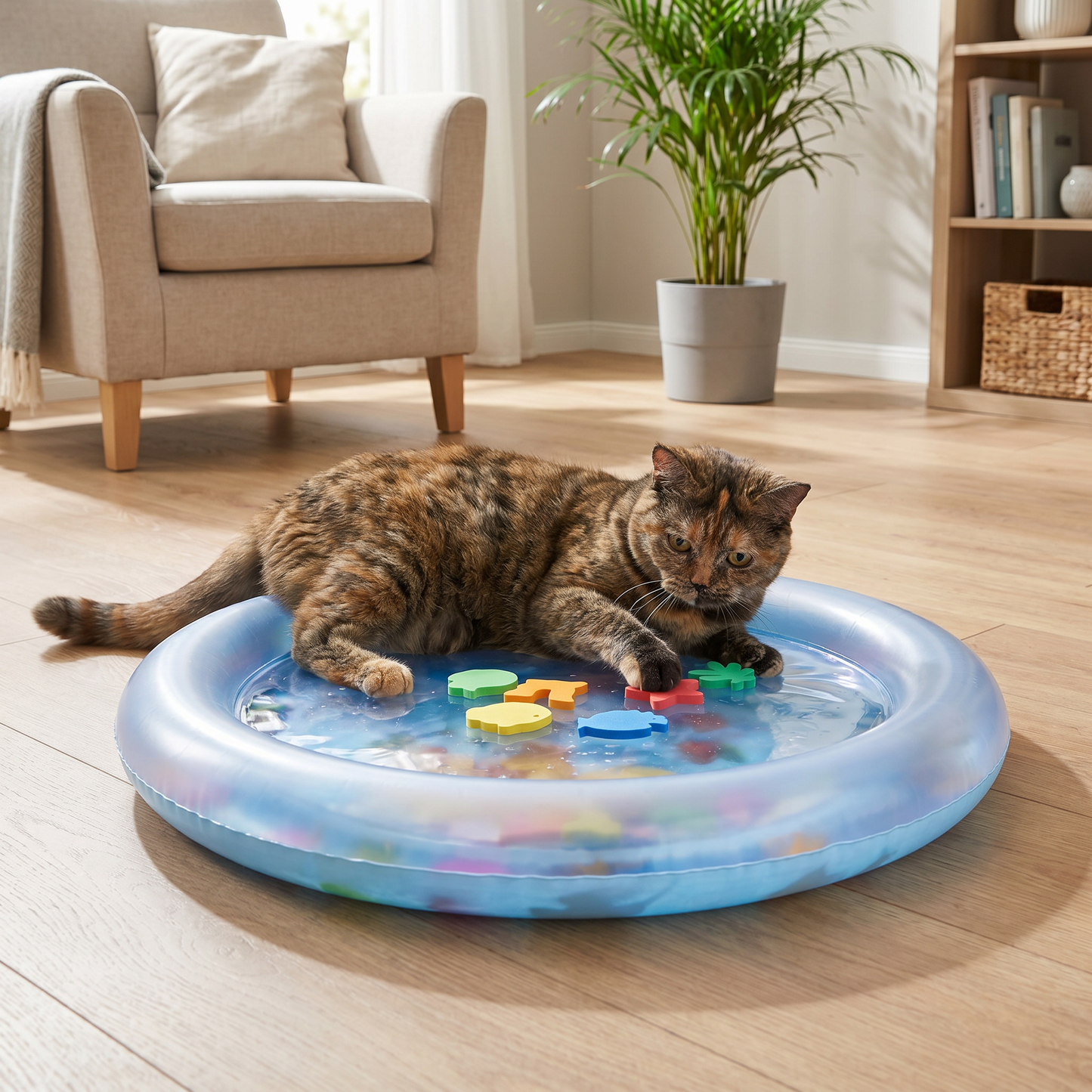 Interactive Cooling Waterbed for Cats 2.0