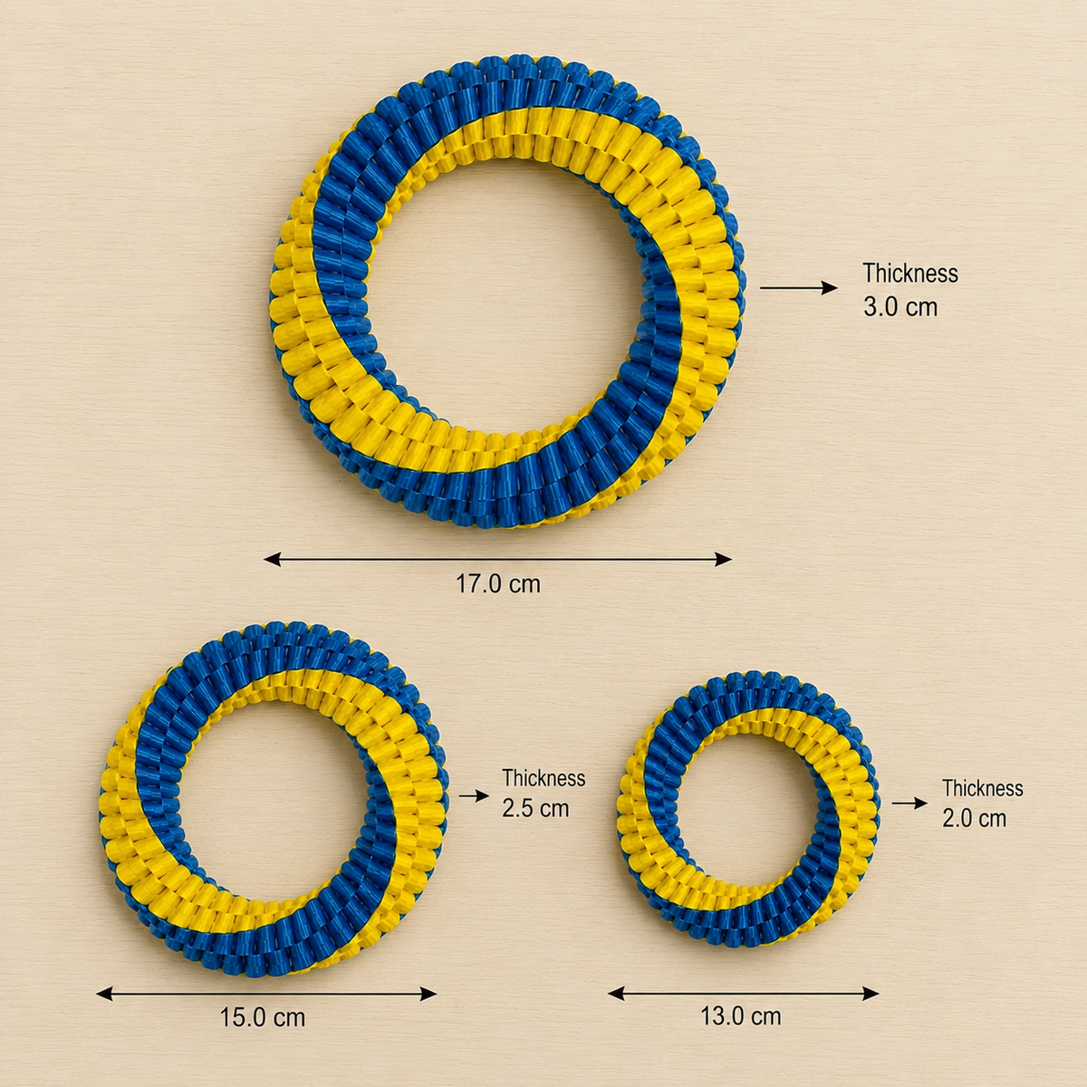 Durable Woven Ring Tug & Chew Toy for Dogs
