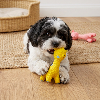 Interactive Squeaky Giraffe Toy for Dogs