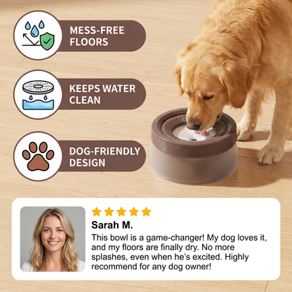 No-Spill Dog Water Bowl