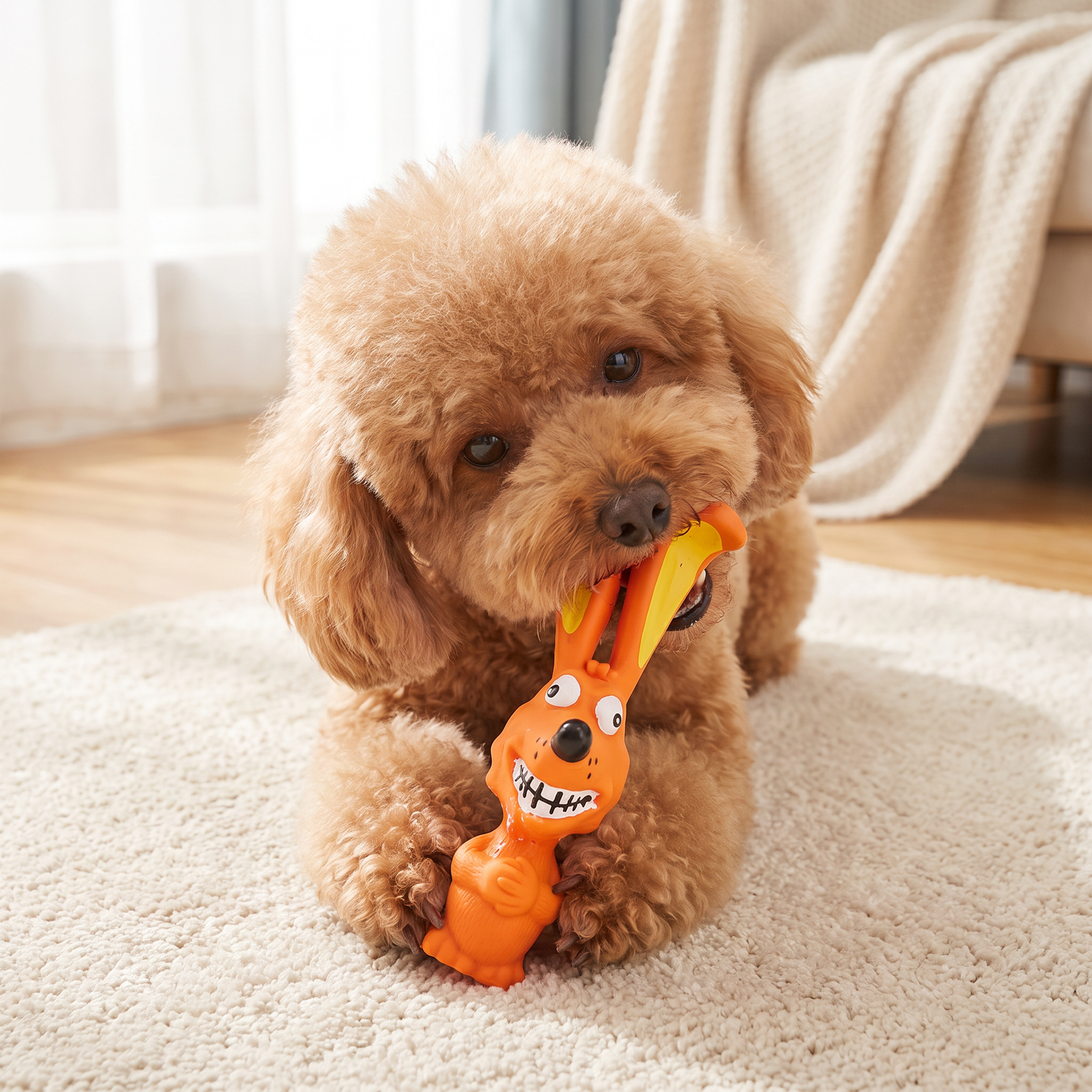 Durable Natural Latex Teeth Cleaning Dog Chew Toy