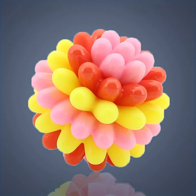 Colourful Bumpy Dog Chew Ball