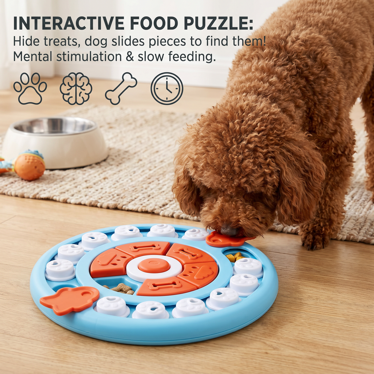 Interactive Food Puzzle for Dogs