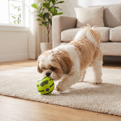 Interactive Squeaky Wobble Dog Ball – Durable Self-Play Toy