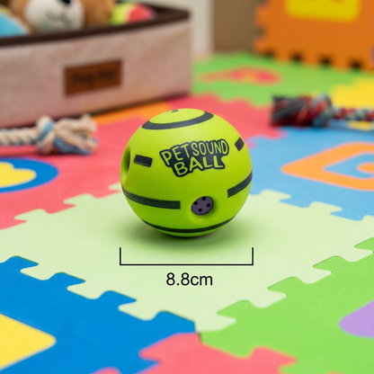 Interactive Squeaky Wobble Dog Ball – Durable Self-Play Toy