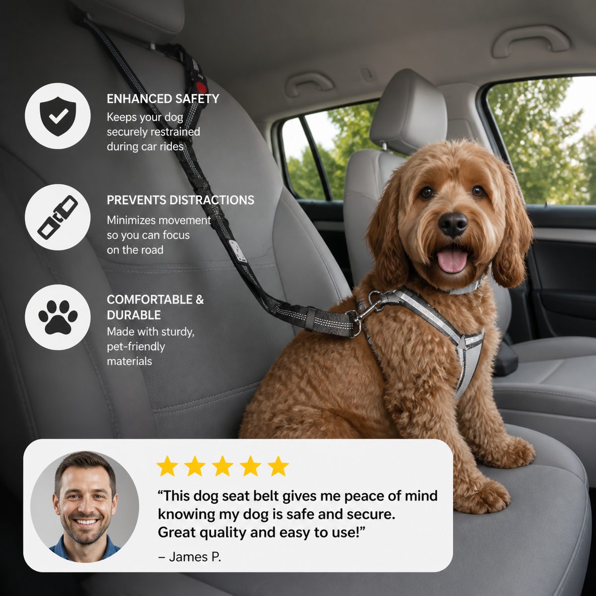 Dog Car Seat Belt