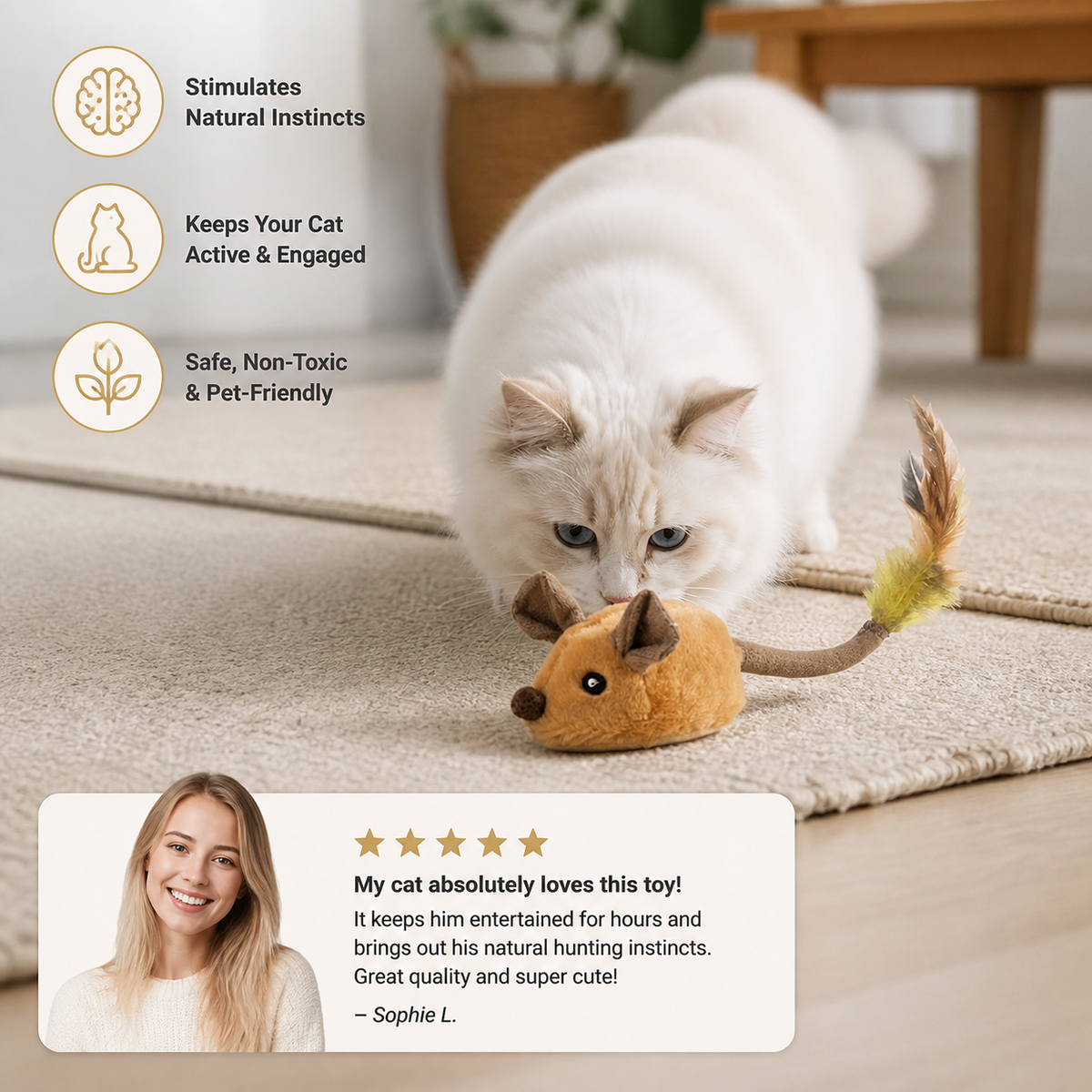 Intelligent mouse toy