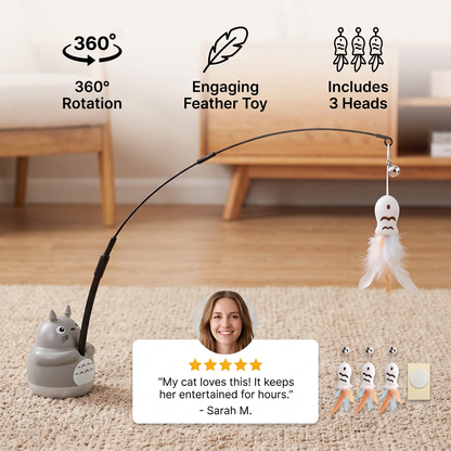 360° Interactive Self-Play Cat Teaser