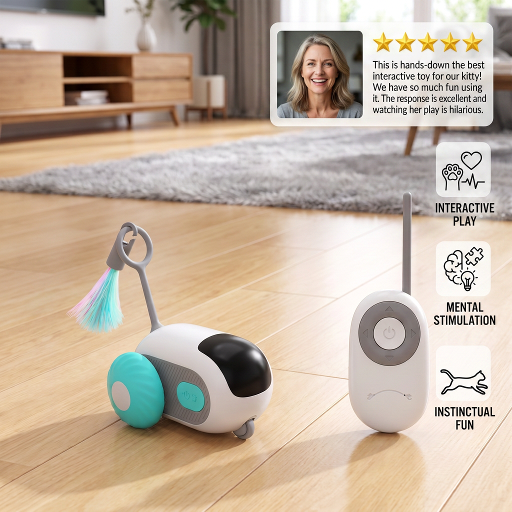 Remote Control Cat Toy