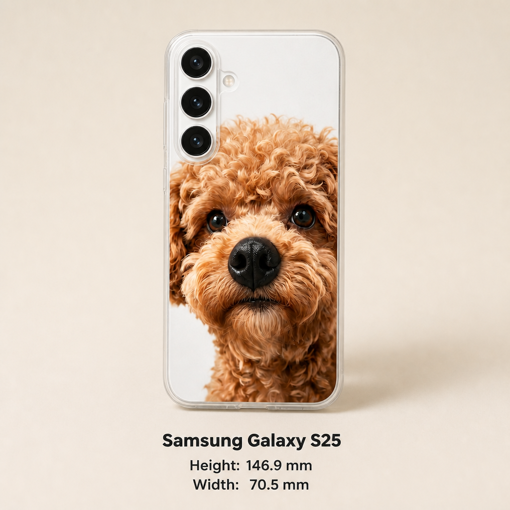 Personalized Pet Photo Phone Case with 3D Squeezable Nose