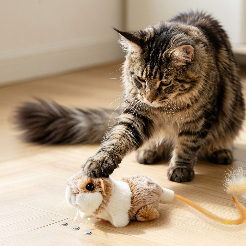 Wiggle Tail Mouse Cat Toy