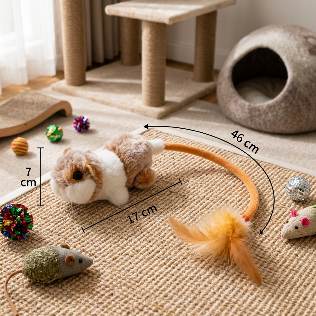 Wiggle Tail Mouse Cat Toy