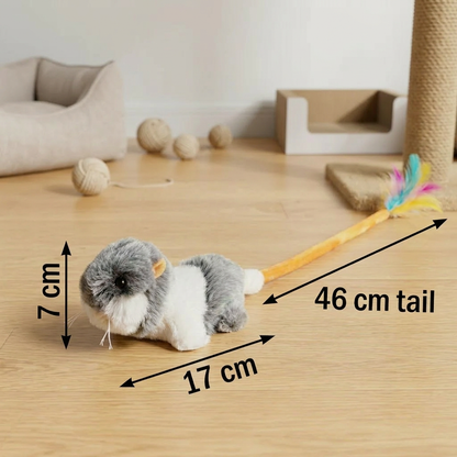 Wiggle Tail Mouse Cat Toy