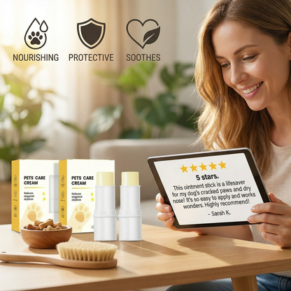Nourishing and protective ointment stick for paws and nose