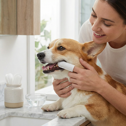 Tooth Cleaning Finger Wipes for Pets