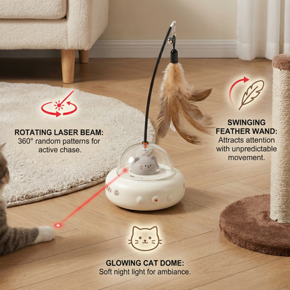 Cat Ufo Laser Toy