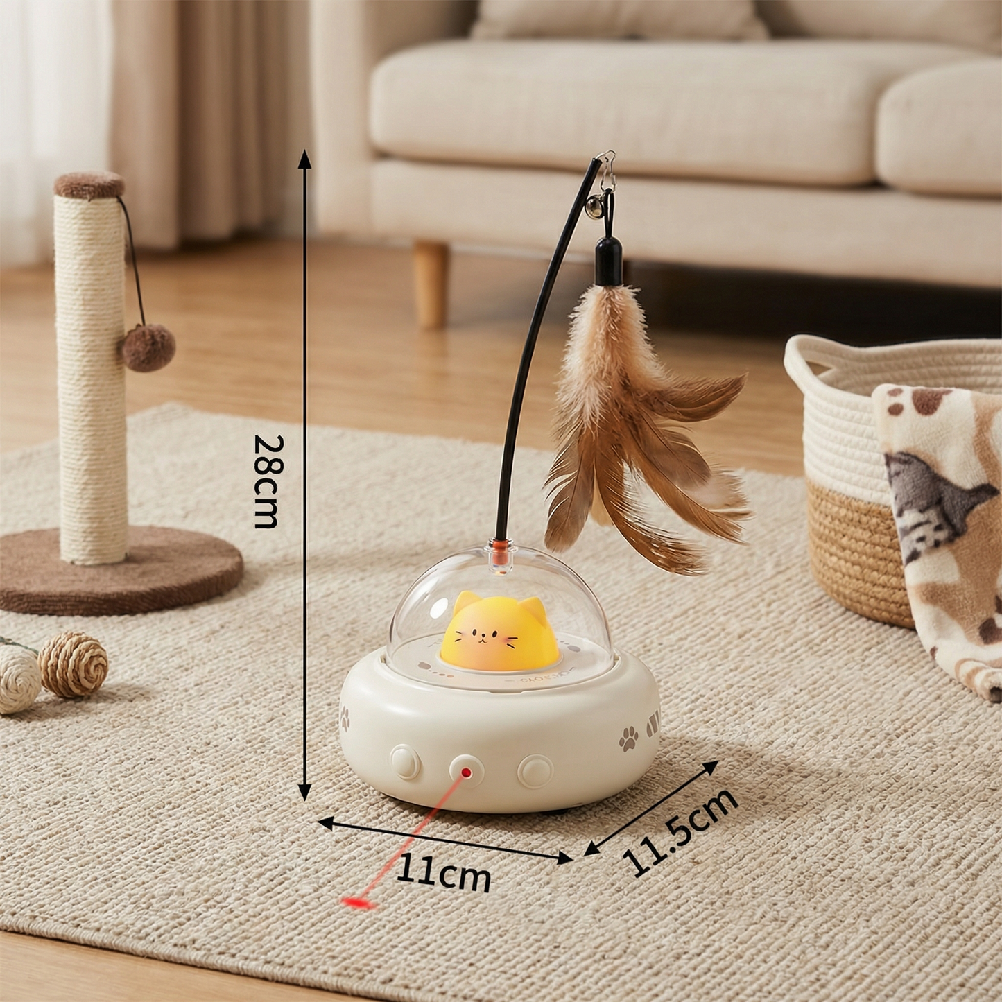 Cat Ufo Laser Toy