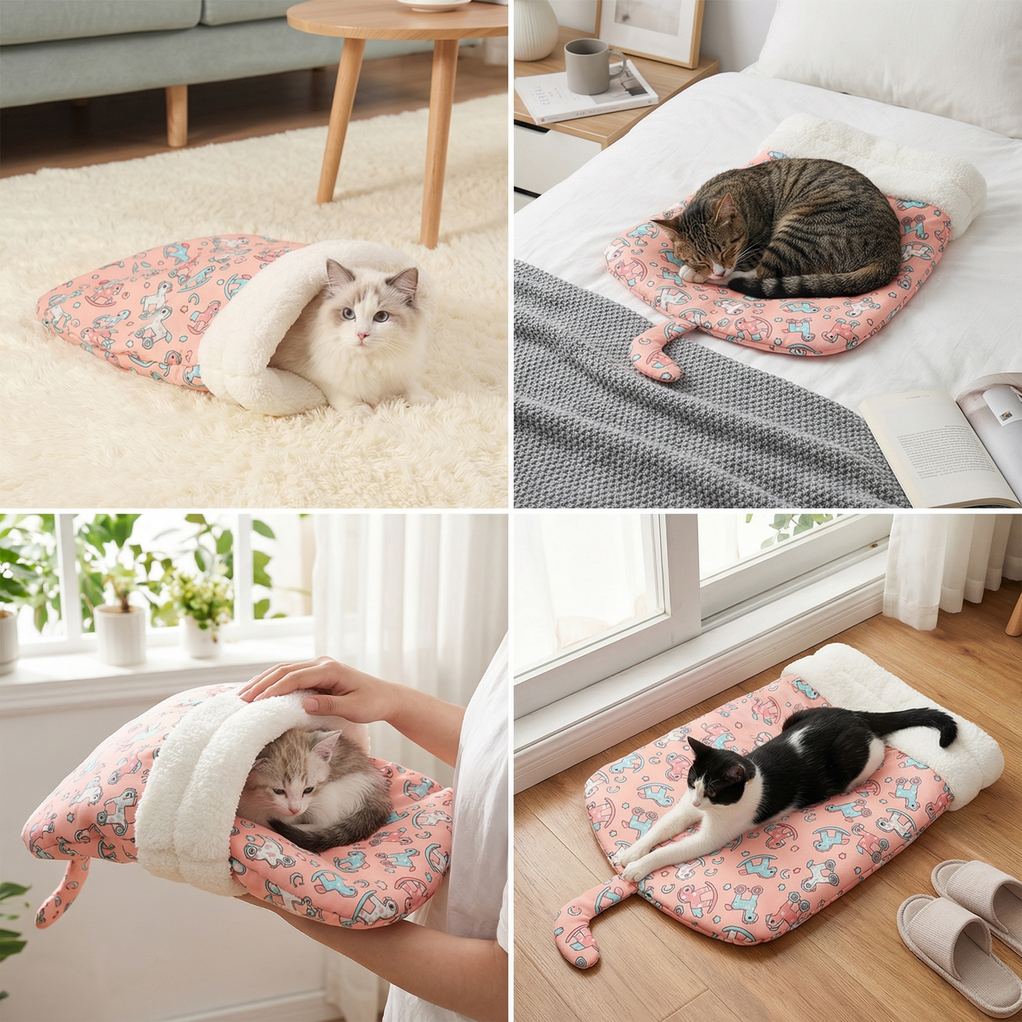 Sleeping Bag Bed for Cats