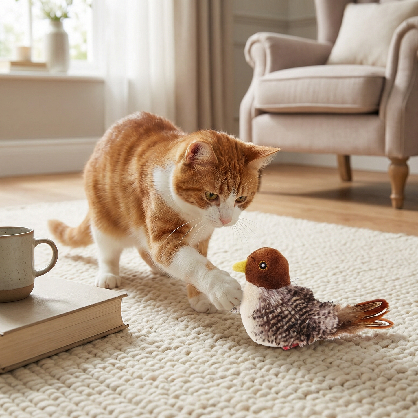 Tweeting Bird Cat Toy