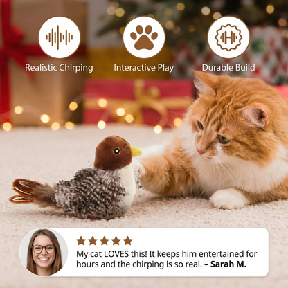 Tweeting Bird Cat Toy