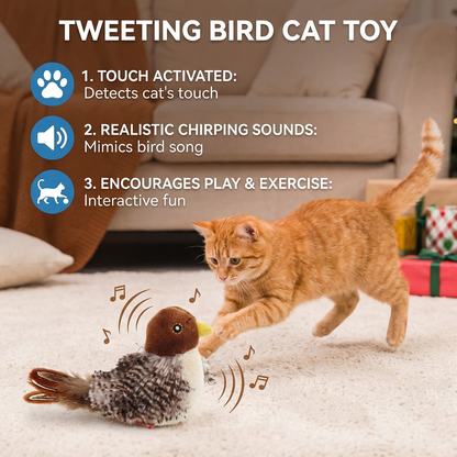 Tweeting Bird Cat Toy