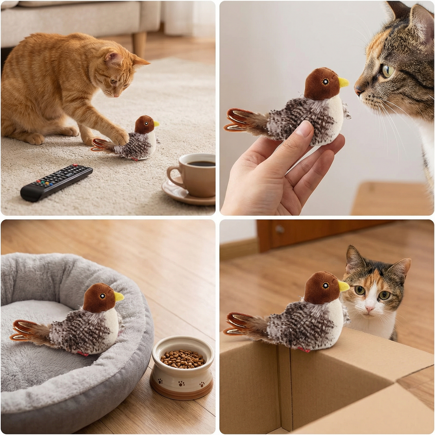Tweeting Bird Cat Toy