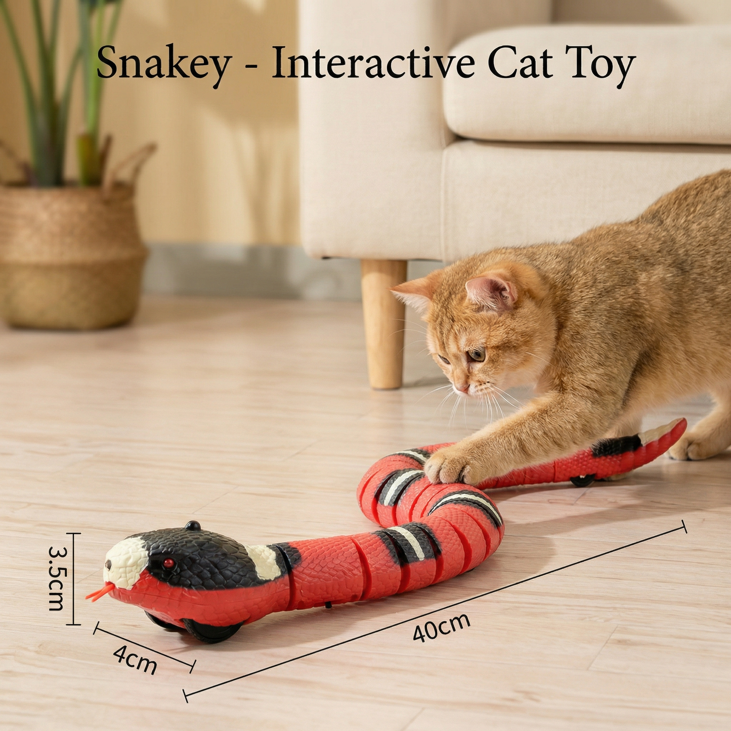 Snakey - Interactive Cat Toy