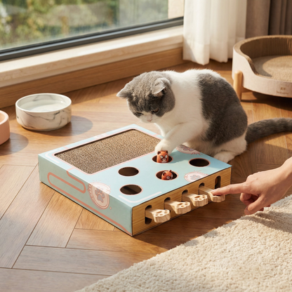 Peek-a-Boo Mulitbox Cat Toy