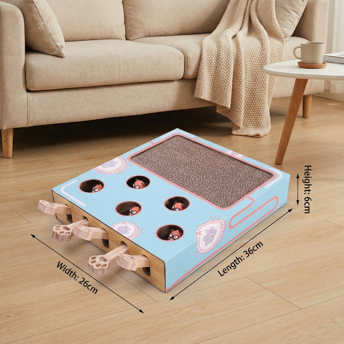 Peek-a-Boo Mulitbox Cat Toy