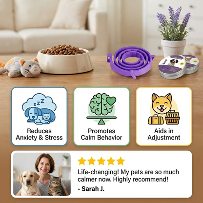 Pheromone Calming Collar for Dogs and Cats