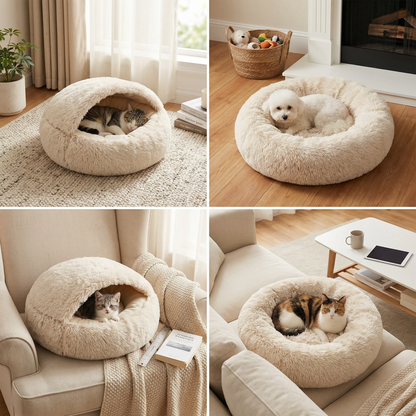 2-in-1 Cat Cuddle Cave