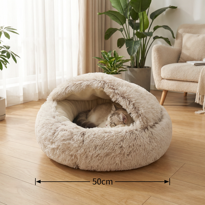 2-in-1 Cat Cuddle Cave