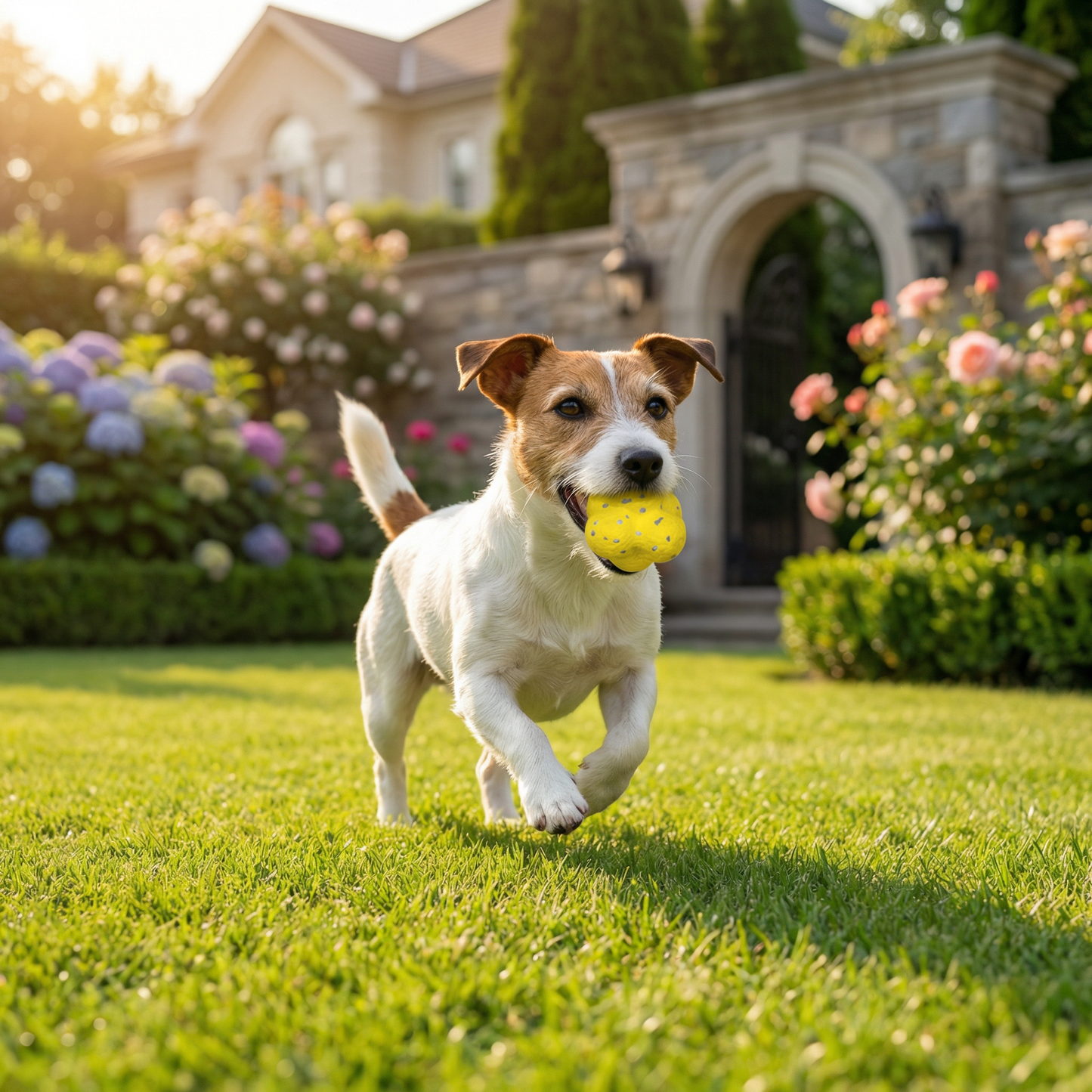 Durable bouncing ball for dogs to relieve stress in Dog Colours